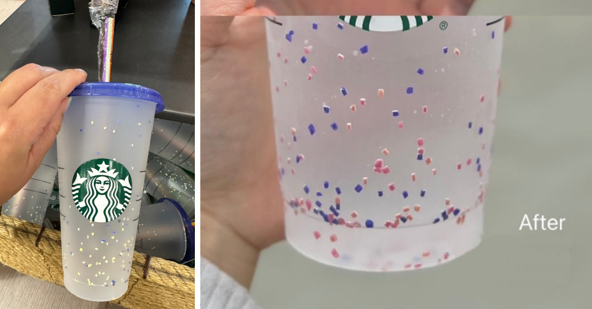 Starbucks Is Selling A $5 Color Changing Confetti Cup Just In Time For Summer