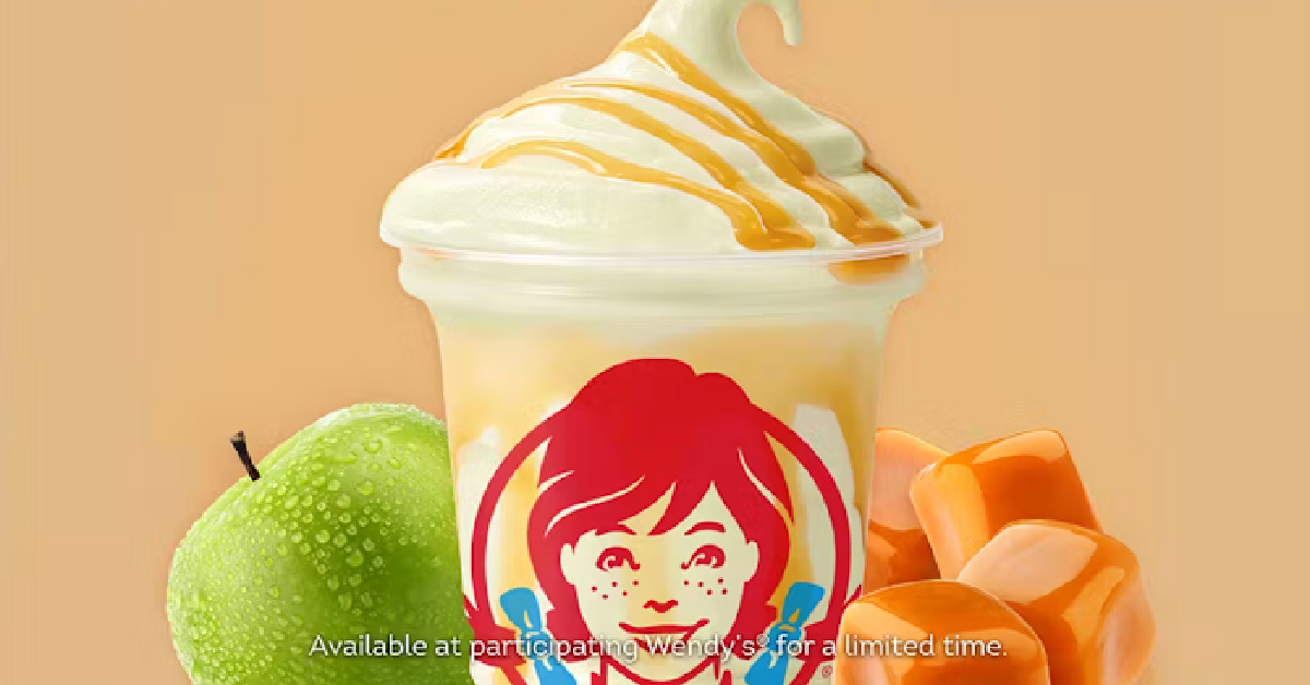 Wendy’s Is Dropping A Caramel Apple Frosty Just in Time For Fall