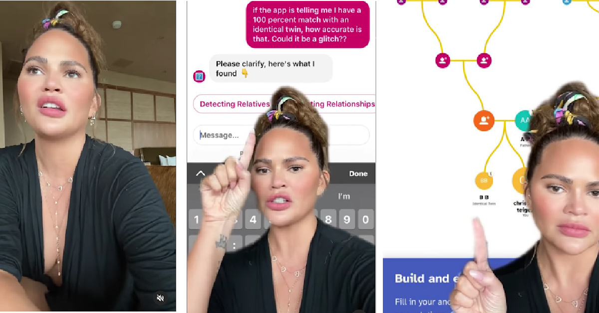 Chrissy Teigen’s DNA Test Says She May Have A Twin But The Real Reason For The Results, Is Hilarious