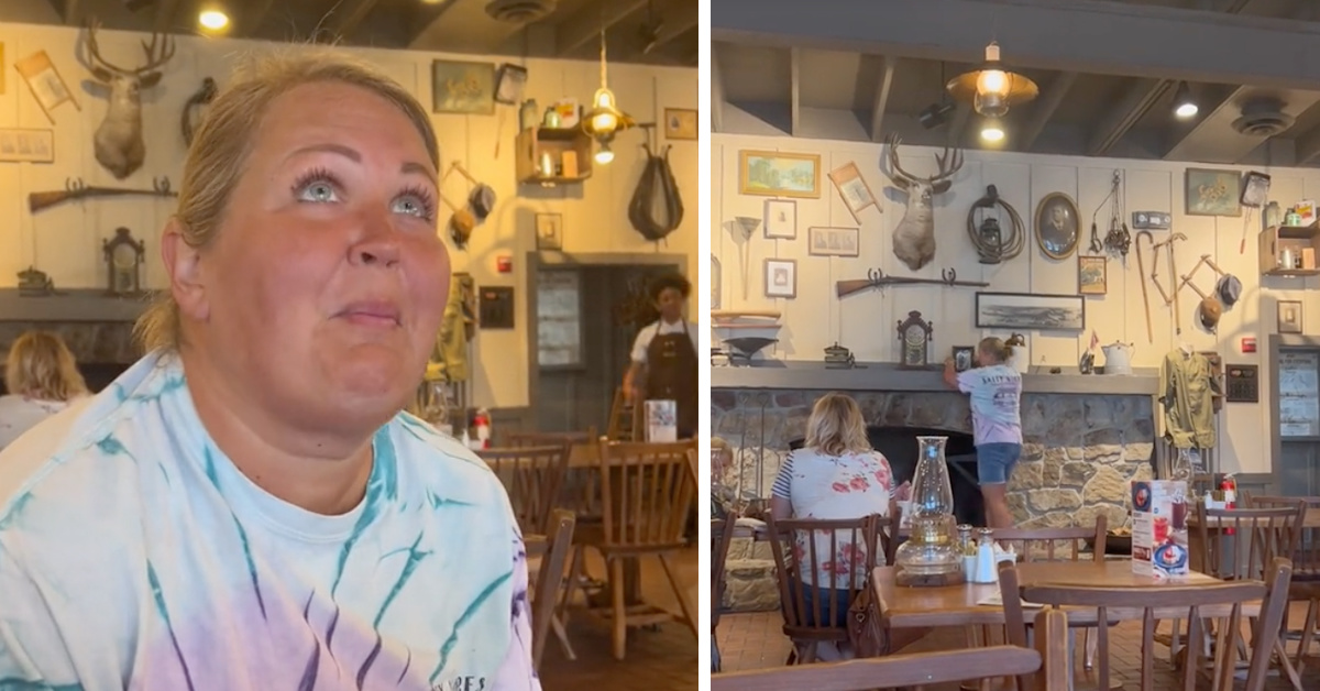 This Woman Added Her Photo To Cracker Barrel’s Eclectic Decor And It’s Hilarious