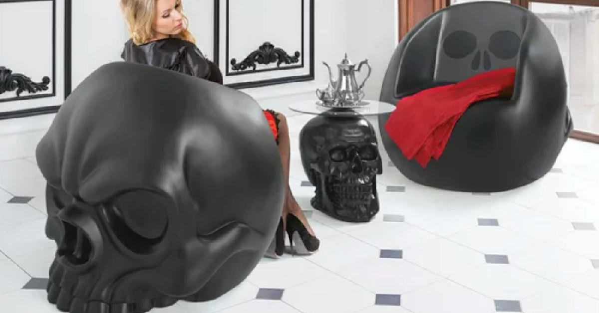 You Can Get A Giant Skull Chair That Is Perfect For Anyone Who Loves All Things Gothic