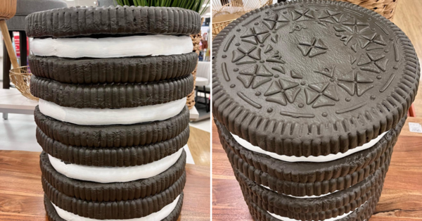You Can Now Get an Oreo Stool That Looks Exactly Like A Stack of Oreo Cookies