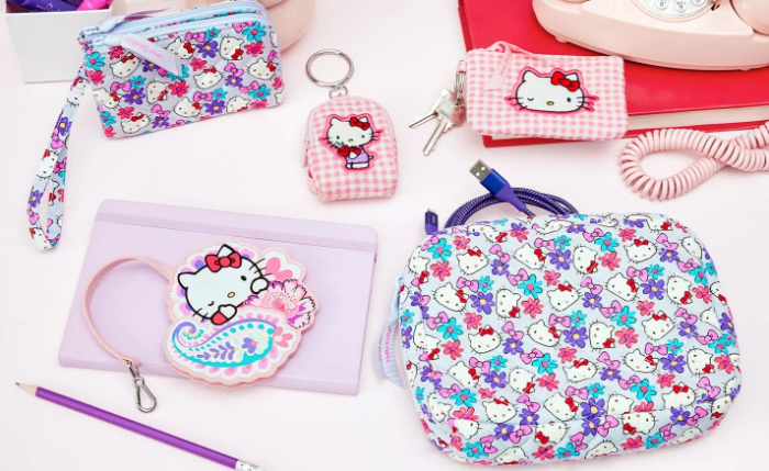 Vera Bradley Hello Kitty Cosmetic Case - Hello Kitty Paisley