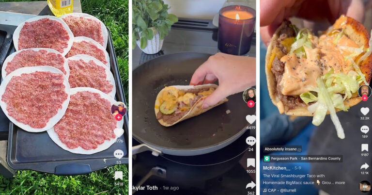 ‘Big Mac’ Smash Tacos Are The New Viral Food Trend. Here’s How To Make Them.