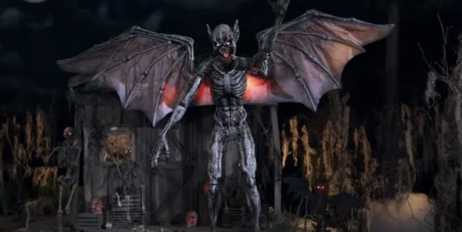 Home Depot is Releasing A Giant Vampire Animatronic That Has A 12.5 Foot Wingspan