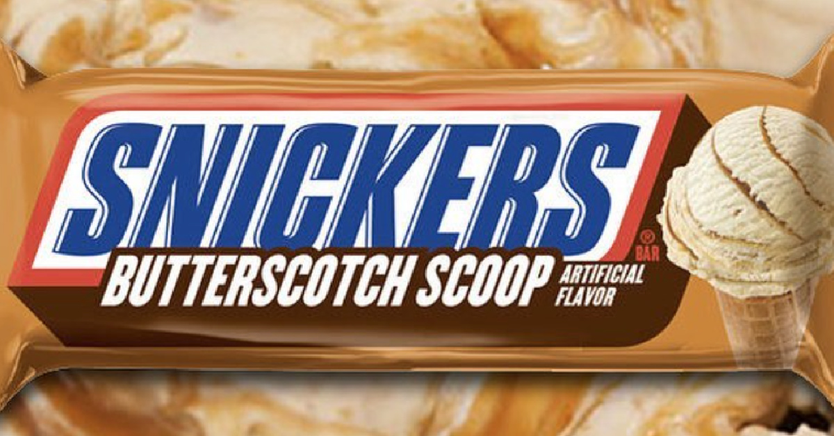 Snickers Is Coming Out With A New Butterscotch Scoop Flavor And You Have To Try It