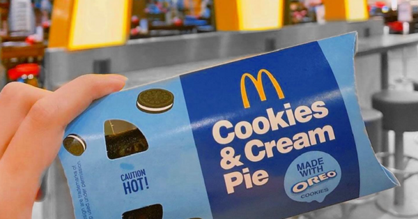 McDonald’s Just Released a New Cookies & Cream Pie and My Mouth is Watering