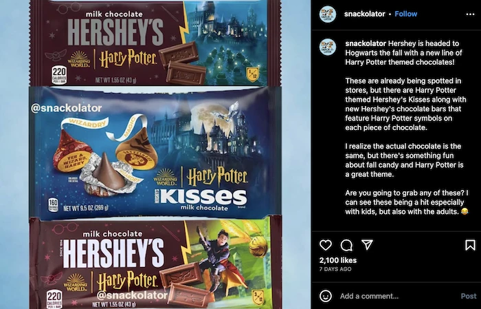 Hershey's Unveils New Harry Potter-Inspired Candy Collection - Parade