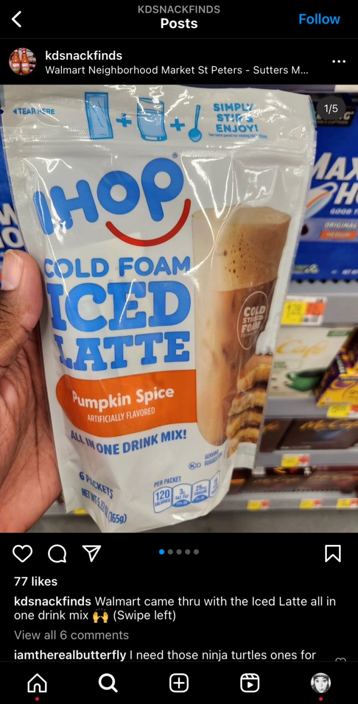SPOTTED: IHOP Cold Foam Iced Latte and Maxwell House Iced Latte with Foam -  The Impulsive Buy