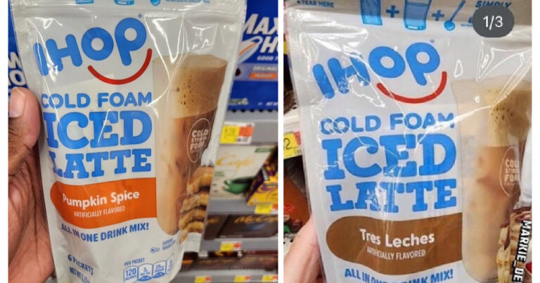 You Can Now Get IHOP Iced Latte Drink Mixes In 3 Flavors, Including Pumpkin Spice