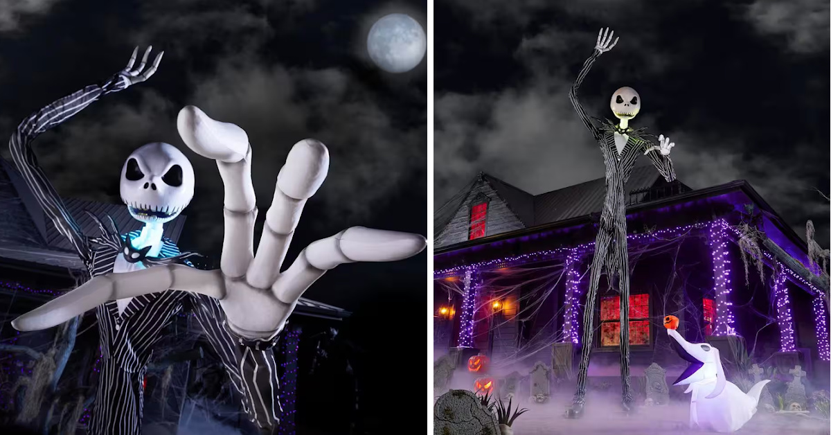You Can Get A 13-Foot Jack Skellington Animatronic For Halloween and It’s Simply Meant To Be