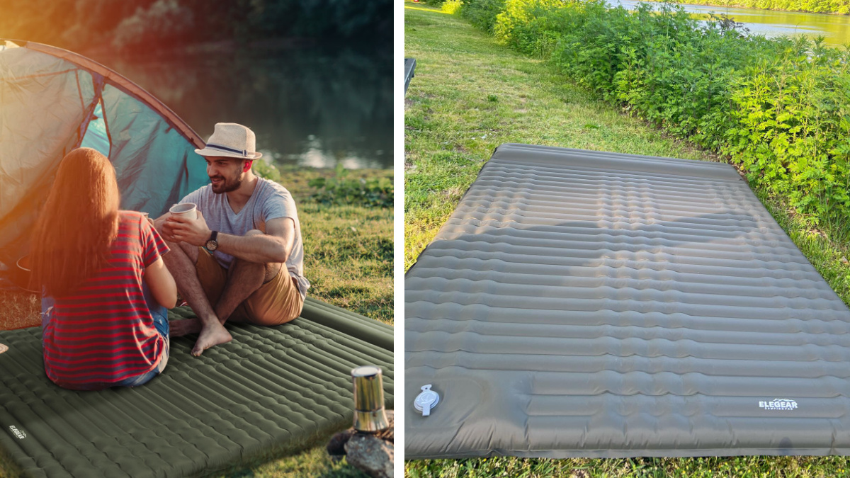 This Self-Inflating Sleeping Pad Will Keep You From Sleeping on The Cold Hard Ground