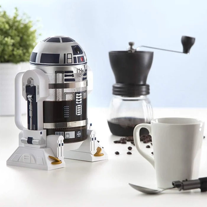 This Adorable R2D2 Stainless Steel French Press Unites Star Wars
