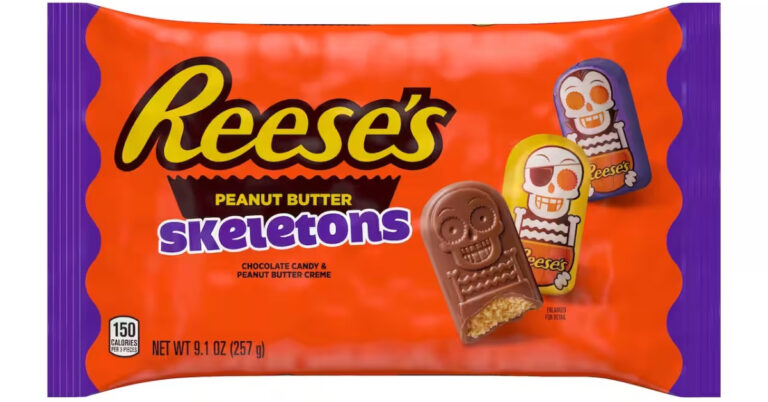 You Can Get Your Halloween Candy Fix Early This Year Thanks to The New Reese’s Peanut Butter Skeletons