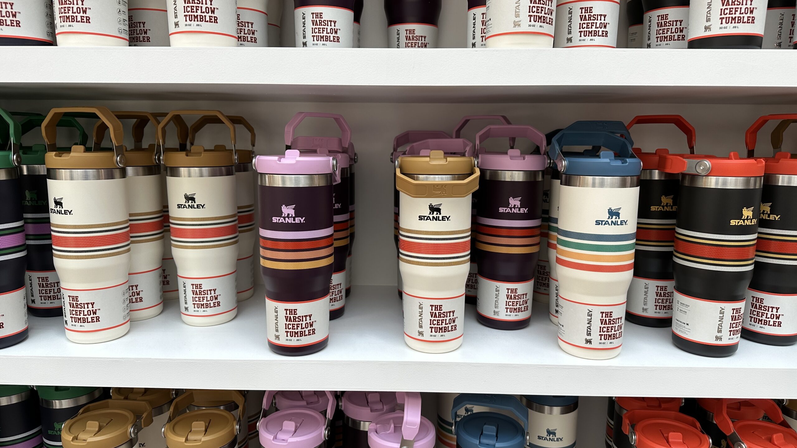 Scheels is Selling Varsity Stanley Tumblers That Are A Total Vibe