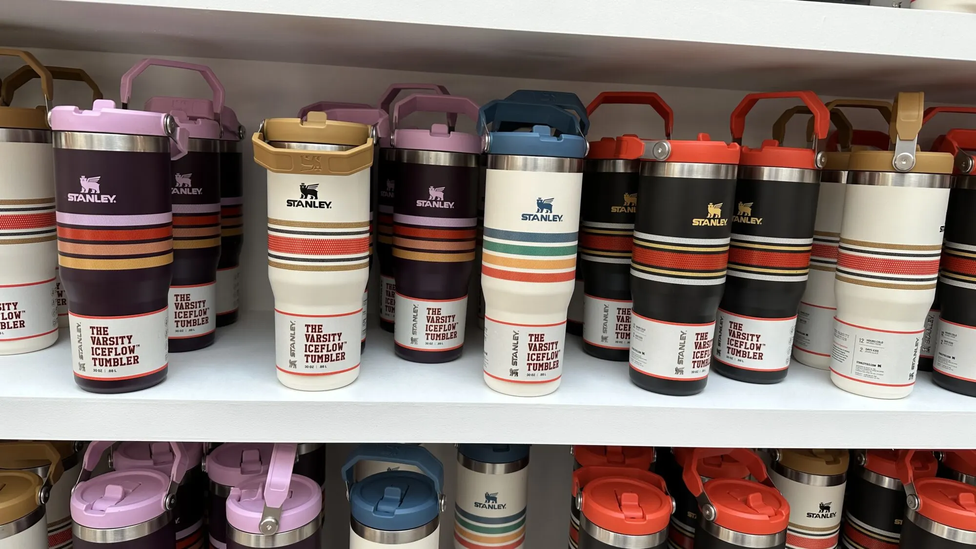 Scheels is Selling Varsity Stanley Tumblers That Are A Total Vibe