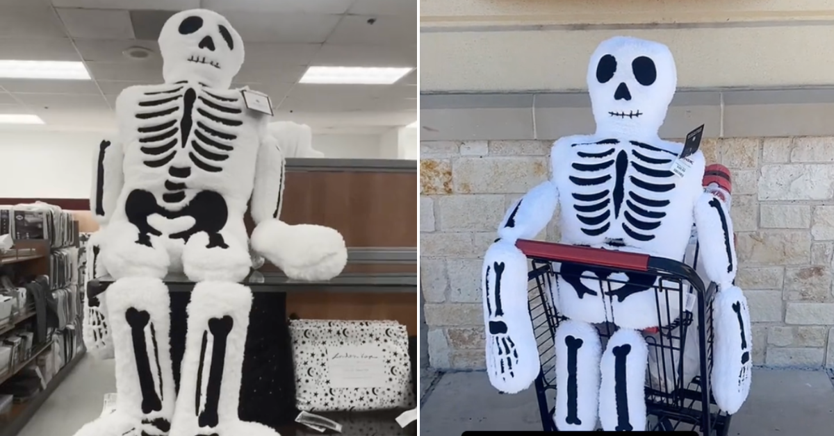Here’s Where to Find the Oversized Skeleton Pillow Everyone Is Freaking Out About