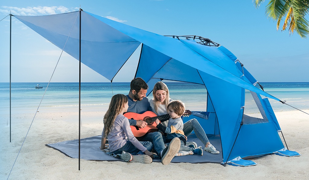 This Portable Beach Tent Is The Perfect Way to Provide Shade While You Enjoy The Great Outdoors