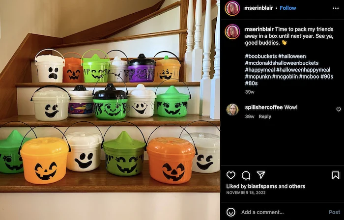Halloween Buckets for Straw Toppers