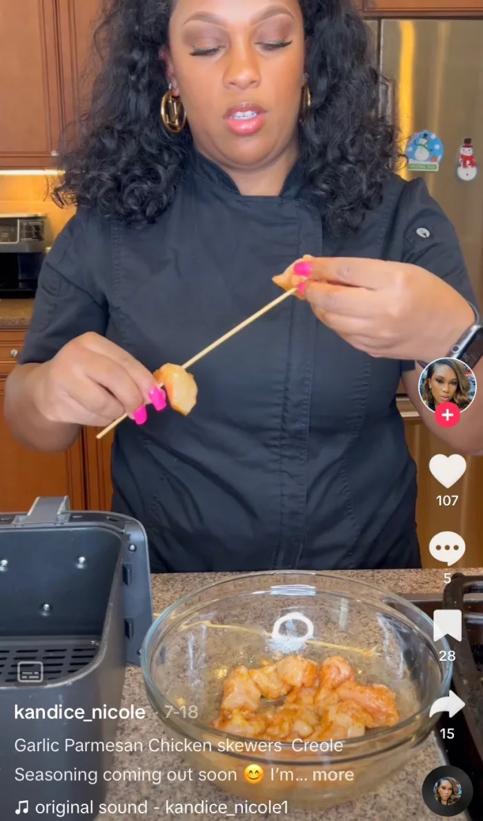 Air Fryer Garlic Parmesan Chicken Skewers - Chefjar