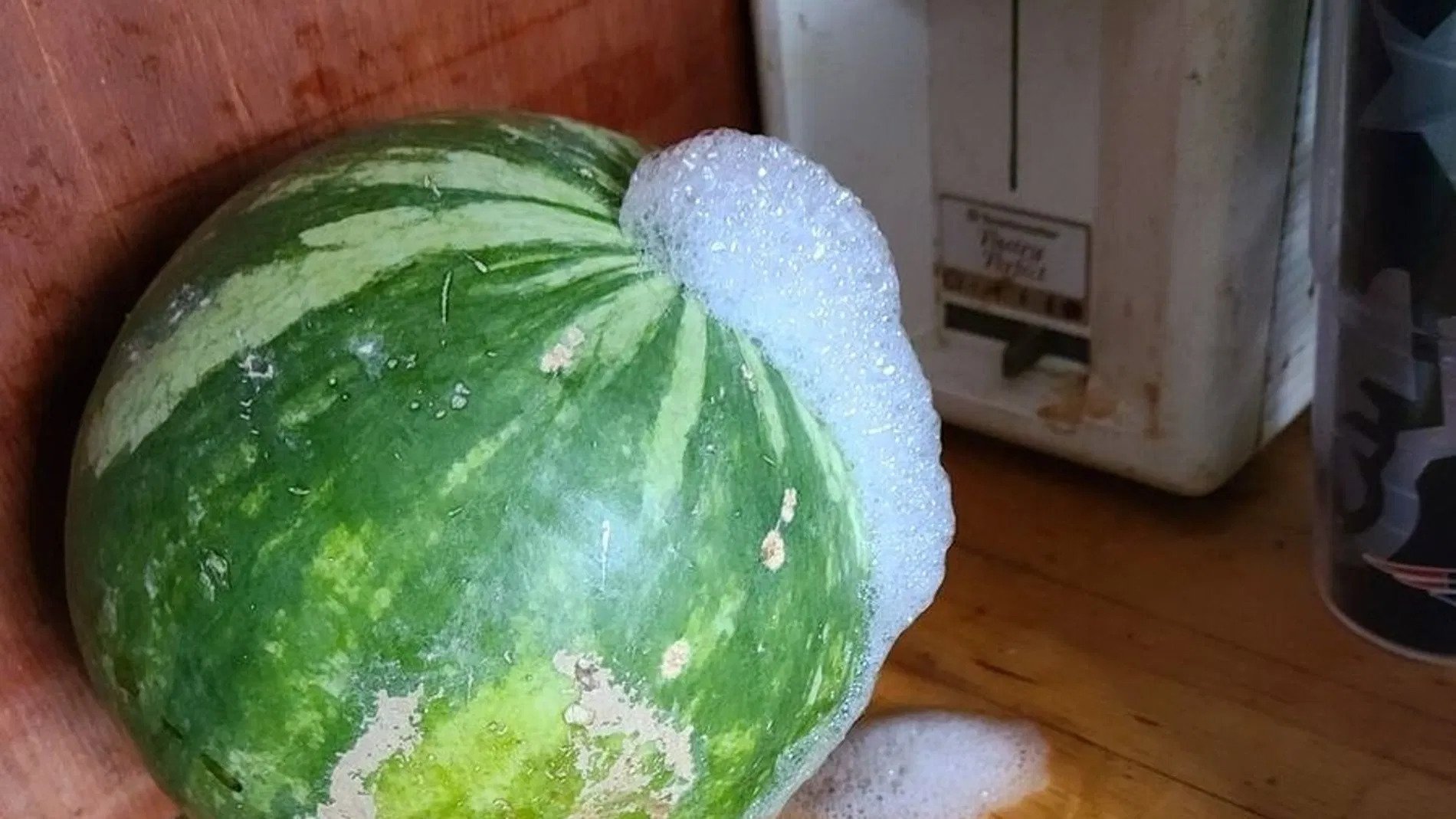 If You Ever See Your Watermelon Foaming, Throw It Away Immediately