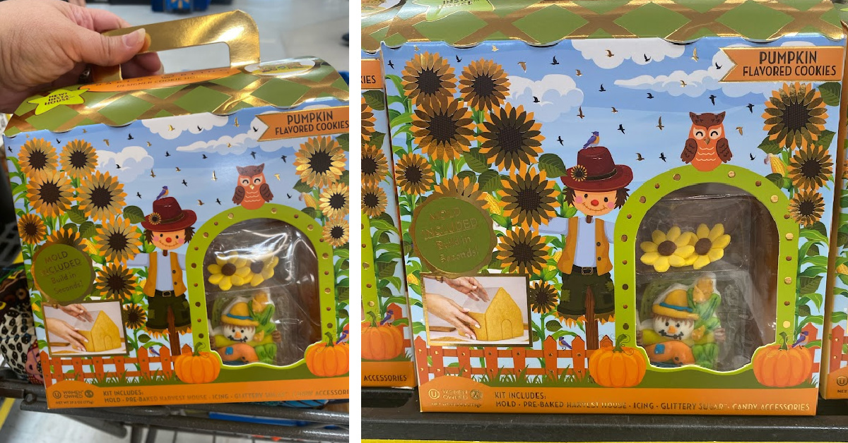 You Can Get A Pumpkin-Flavored Cookie Harvest House Kit From Walmart And It’s So Much Fun
