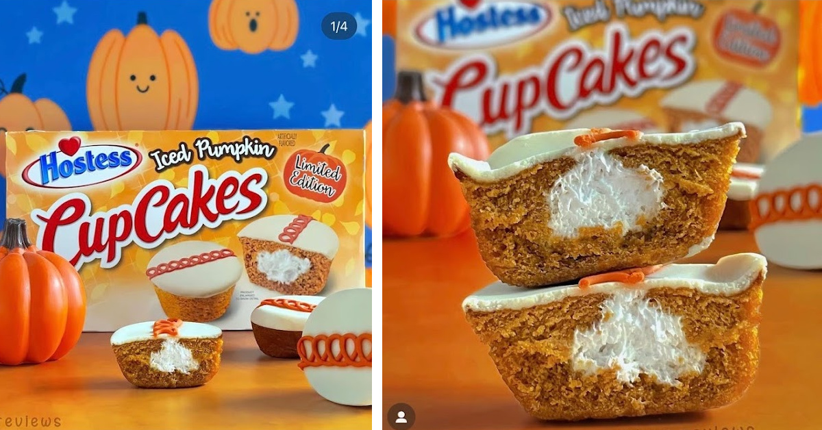 You Can Now Get Hostess Iced Pumpkin CupCakes That’ll Have You Fallin’ In Love