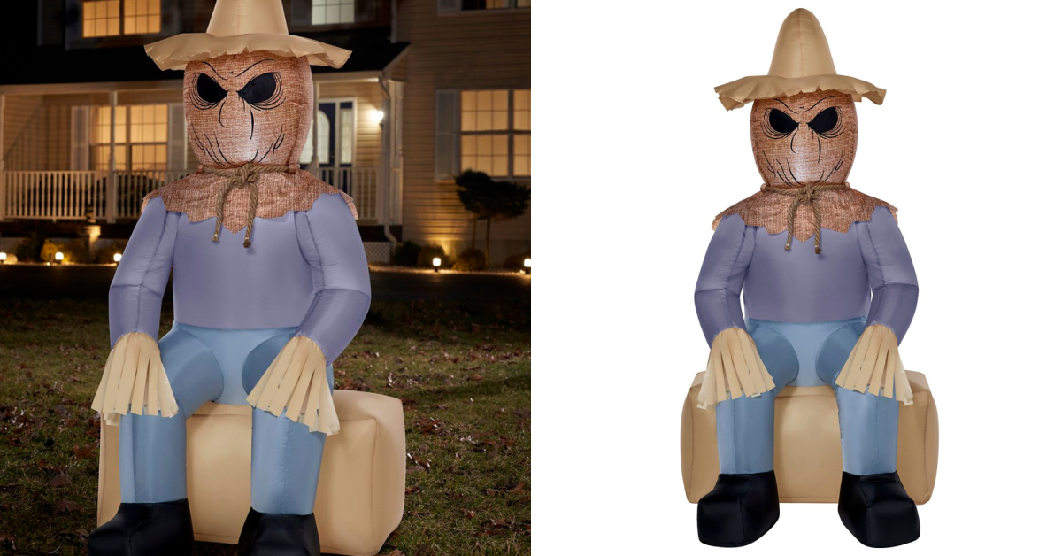 You Can Get a 4-Foot Inflatable Scarecrow to Decorate Your Yard for Halloween