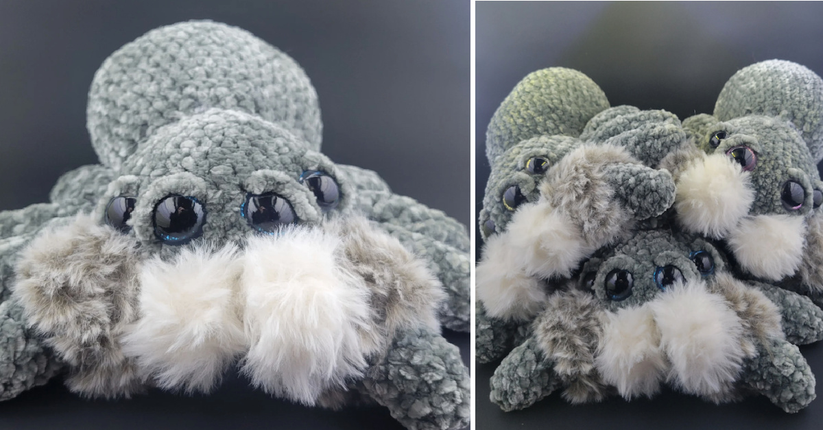 You Can Get An Adorable Crocheted Jumping Spider Plushy Just In Time For Halloween