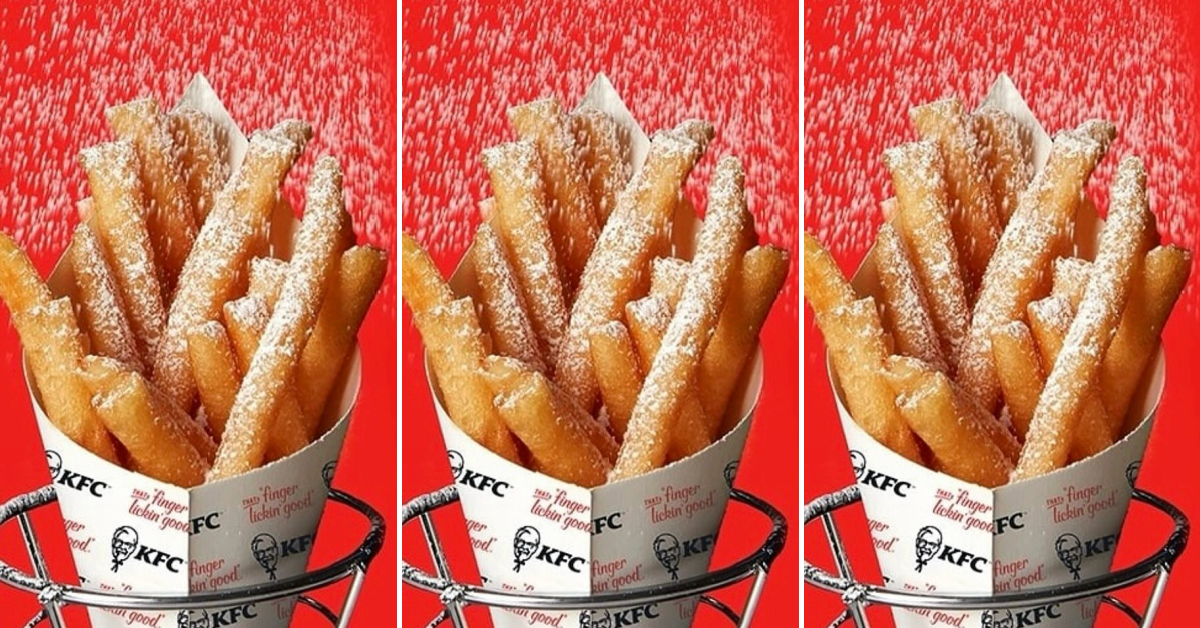 KFC Just Released Funnel Cake Fries and I’m On My Way Now