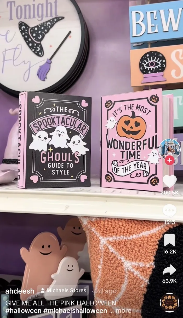 Michaels Is Selling A Halloween Pastel Collection and the Decor Is