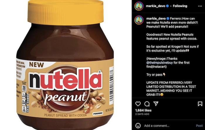 Nutella Erdnuss Edition. 🥜 Nutella peanuts where can i buy
