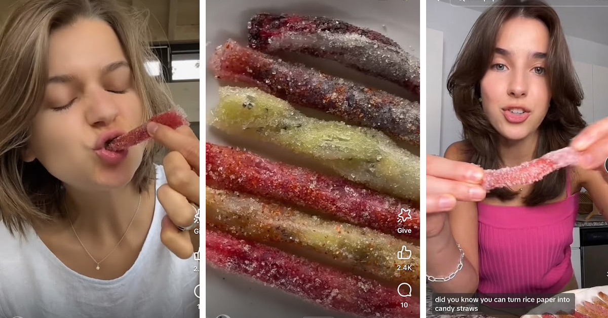 Here’s How You Make The Rice Paper Candy Straws Everyone is Talking About
