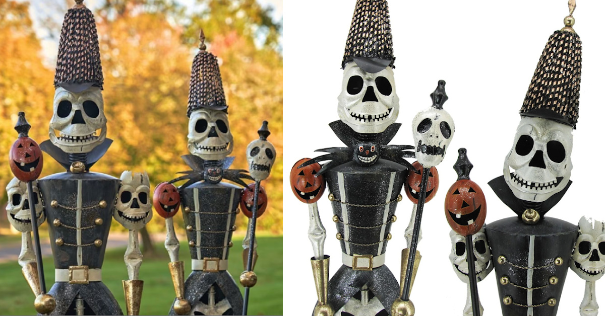 These Metal Skeleton Soldiers Are Ready To Usher In The Halloween Season