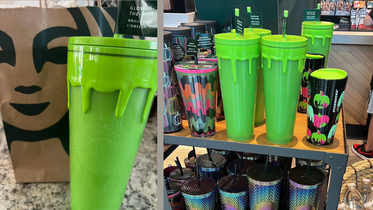 Starbucks is Selling A Green Slime Tumbler That is Giving All The  Goosebumps Vibes