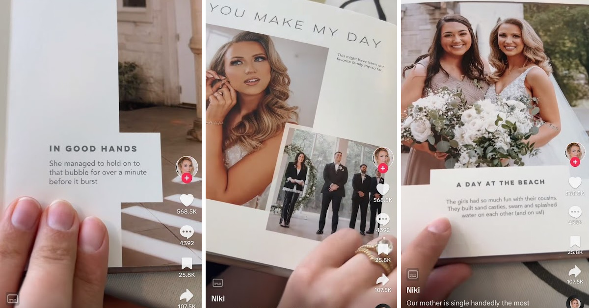 This Mom’s Wedding Album Fail Is A Hilarious PSA For Anyone Ordering A Photo Book Online