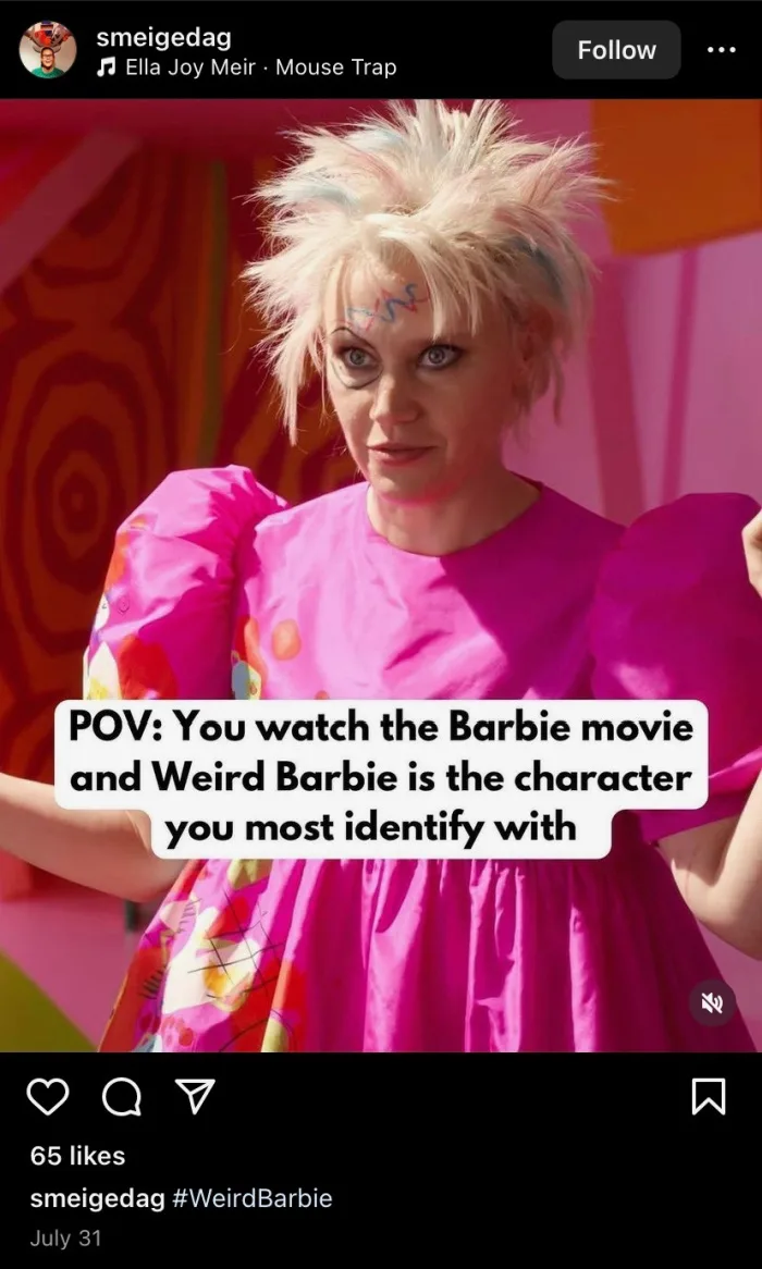 Weird Barbie – Barbie The Movie