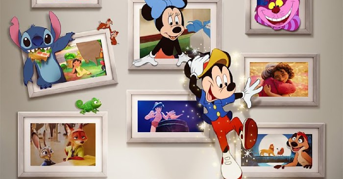 Here’s The Trailer For The Short Film Featuring 100 Years Of Disney Characters