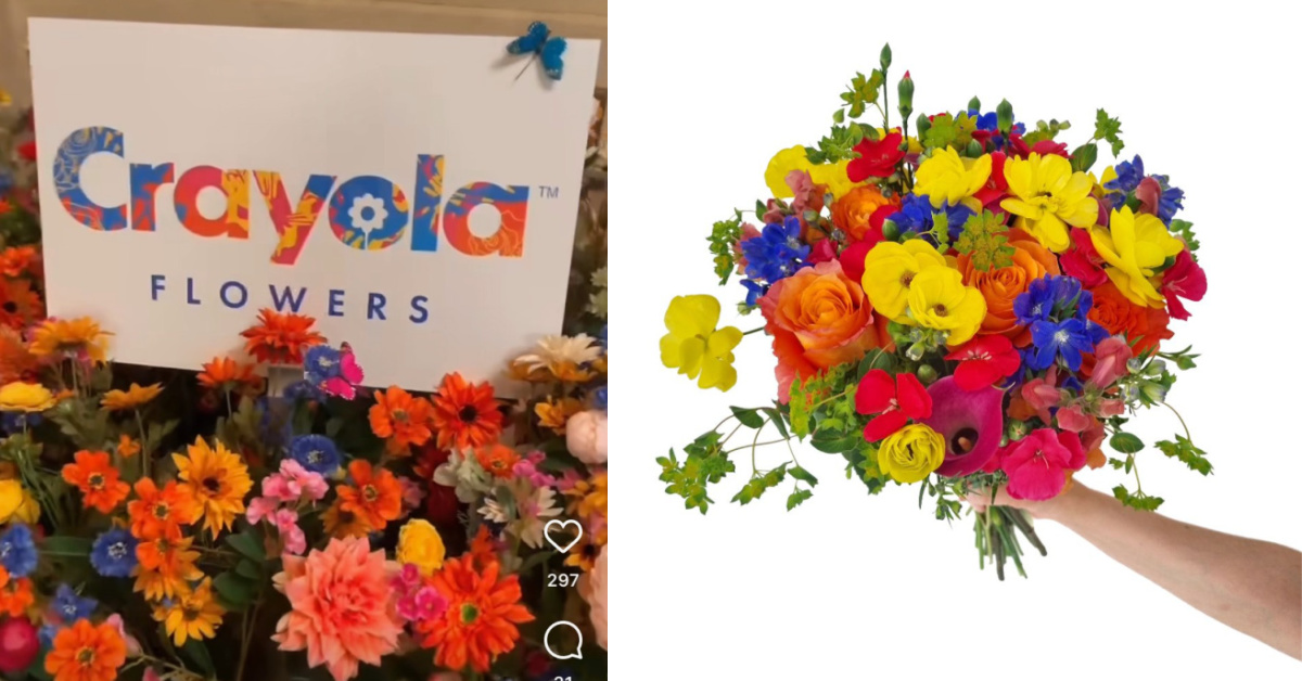 Crayola Now Sells Flowers That Help Support Different Non-Profit Organizations