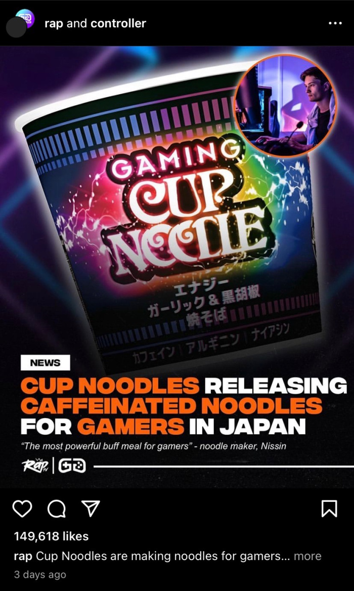 Advertising Today on X: Shoop Noodles has setup Gaming Arena at