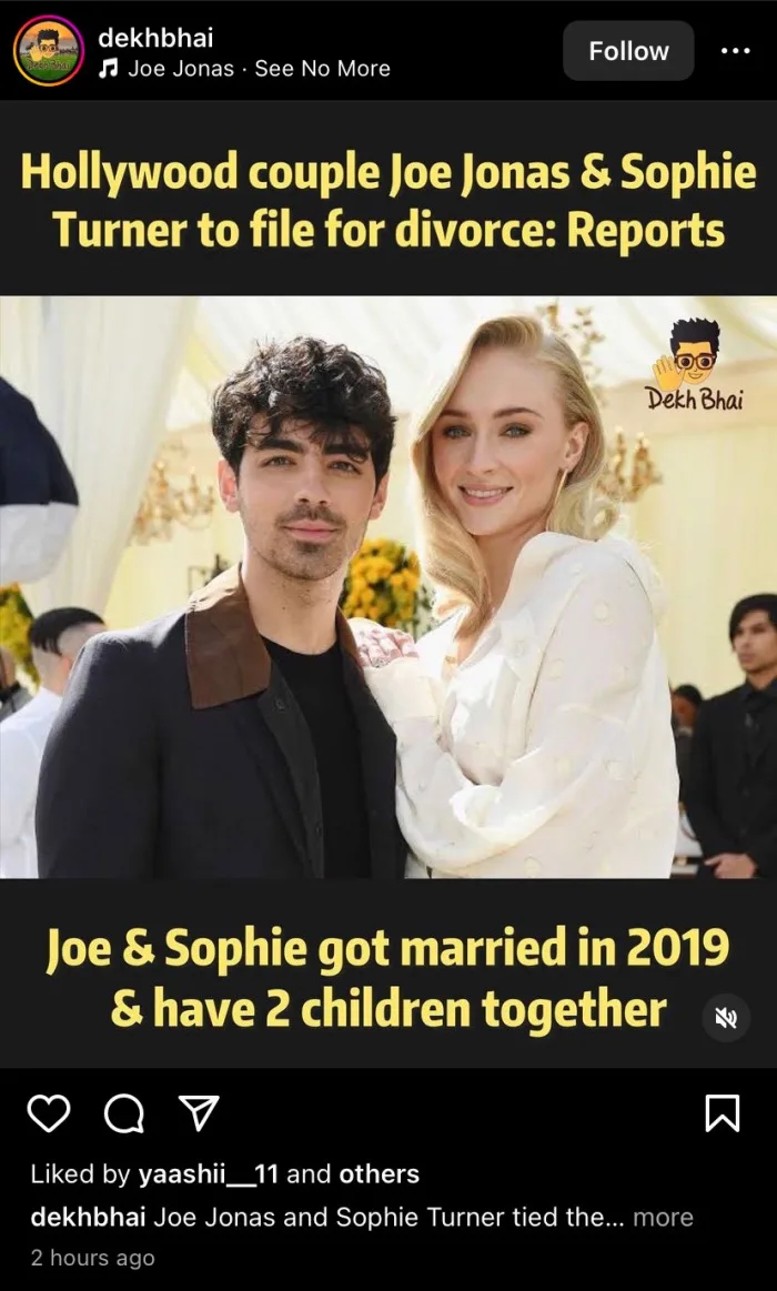 Joe Jonas And Sophie Turner Are Headed For Divorce And It Is So Sad