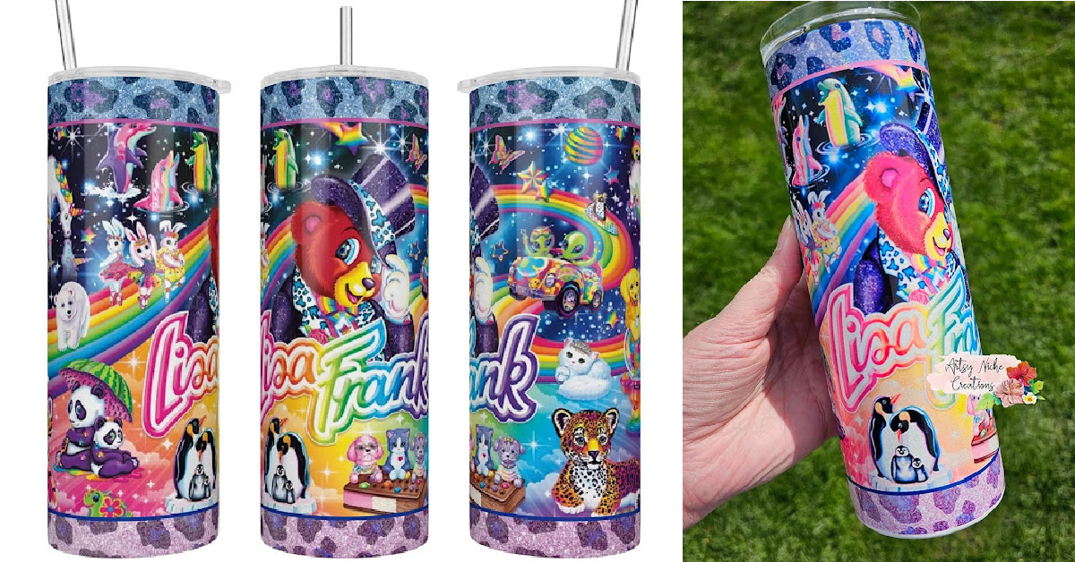 You Can Get A Lisa Frank Tumbler That Will Make Your Inner 90s Child Giddy