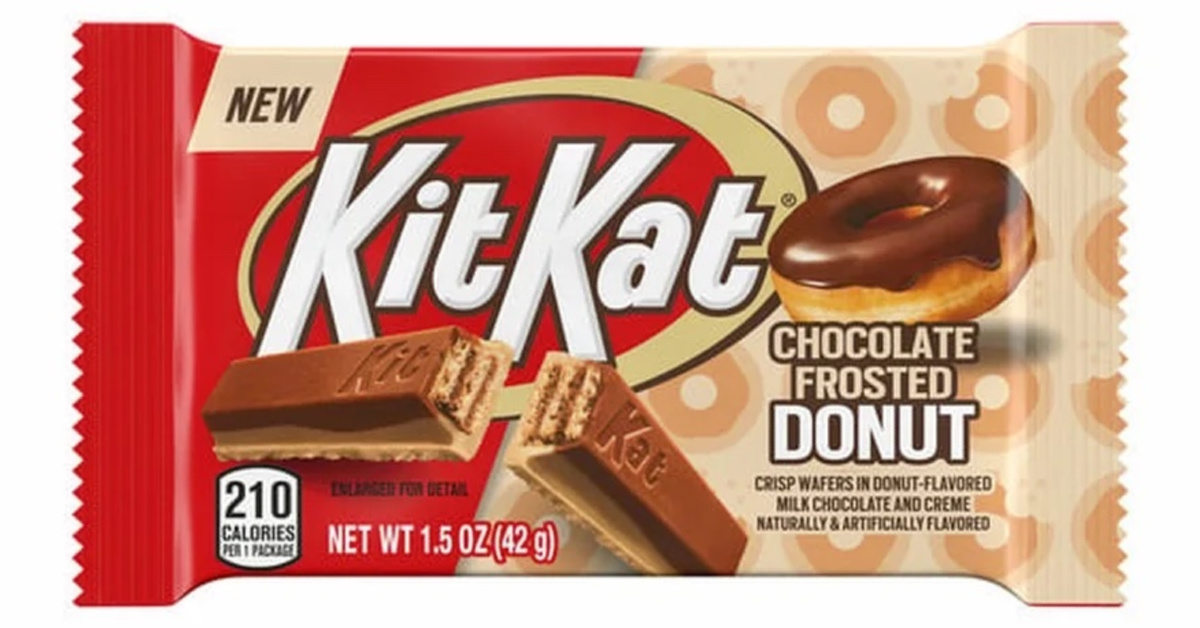 KitKat’s New Chocolate Bar Will Taste Exactly Like A Chocolate Frosted Donut