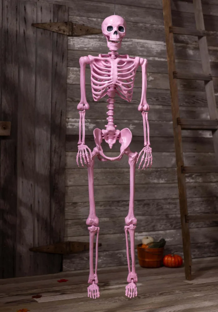 You Can Get A 5 Foot Tall Pink Skeleton For Halloween And Its