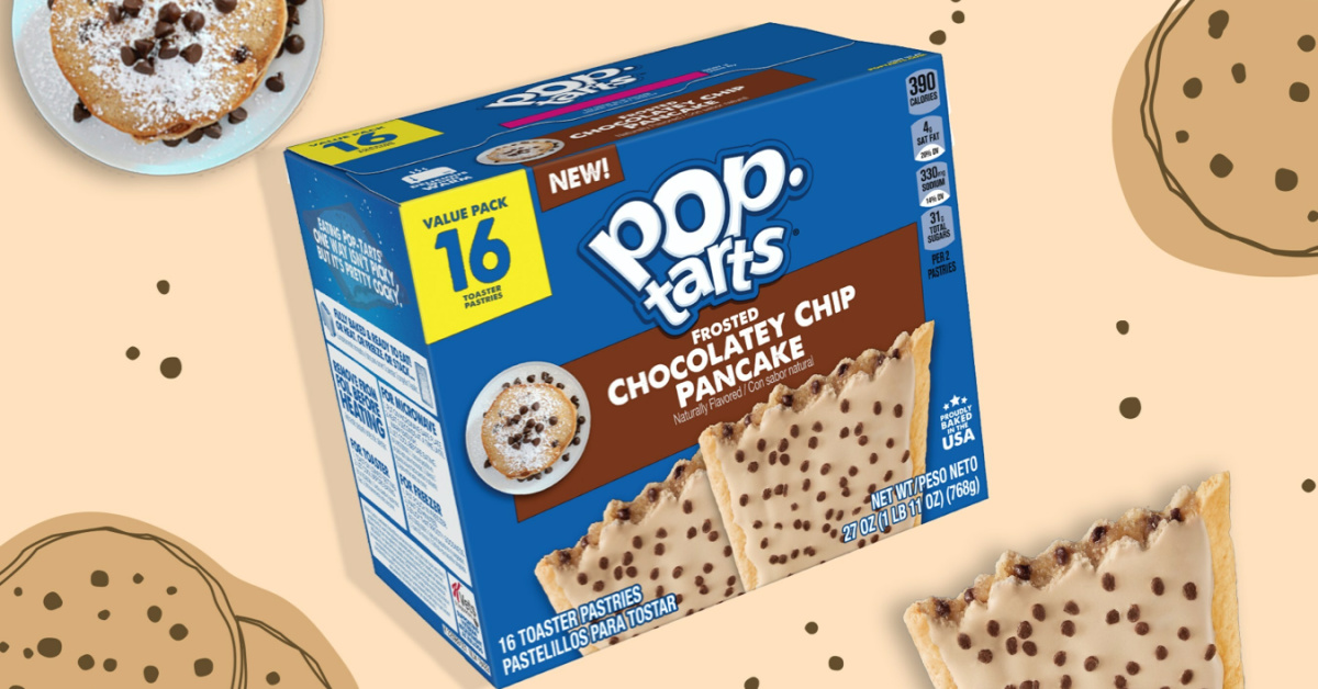 Pop-Tarts Is Releasing a Chocolatey Chip Pancake Flavor Proving Chocolate Can Be Eaten for Breakfast