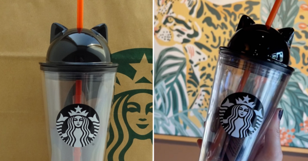 Starbucks Is Selling A Black Cat Tumbler That is Purrfect for Halloween