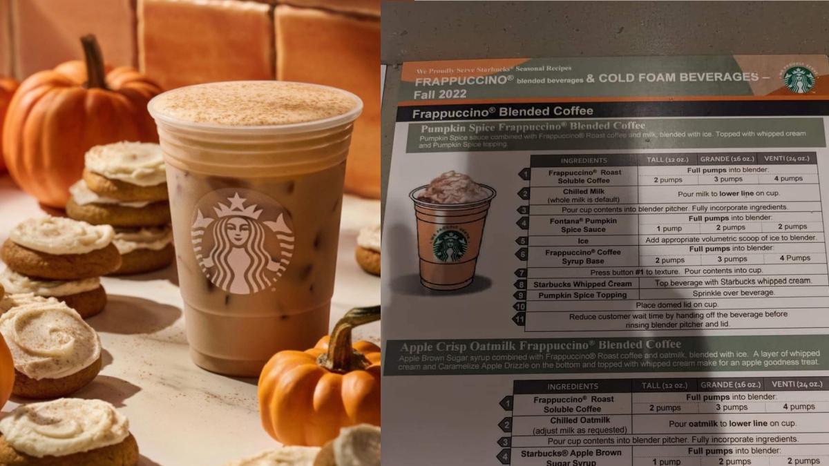 This Barista Shares Exactly How To Make 35 Of Your Favorite Starbucks Drinks and We Are Forever Grateful