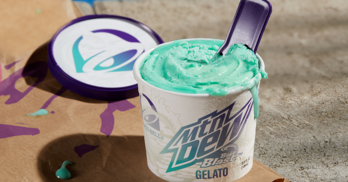 Taco Bell Released A Baja Blast Gelato and I Am Freaking Out with Excitement