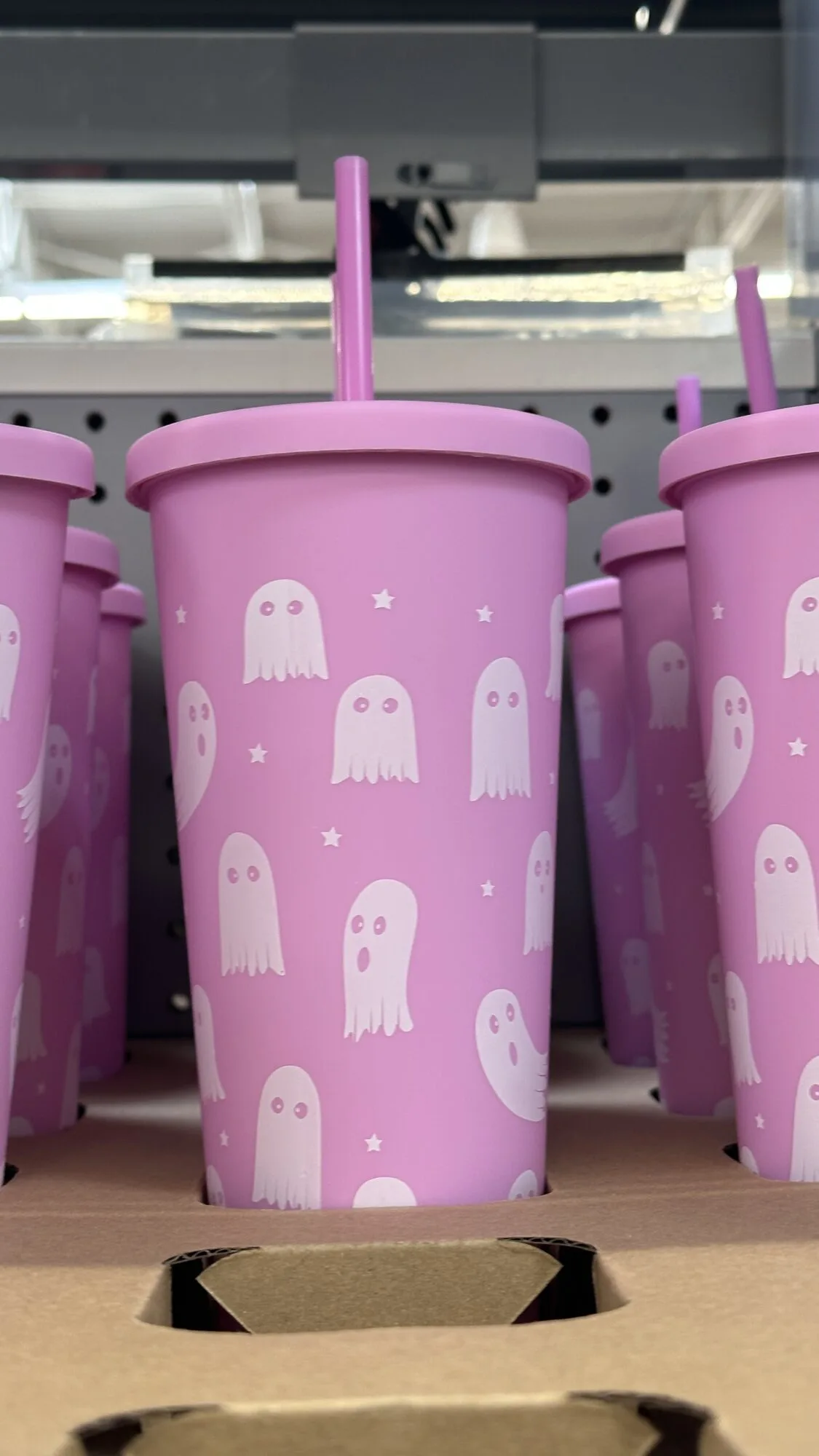 Ghost Pink Tumbler Halloween Cup Halloween Pink Tumbler -  in 2023