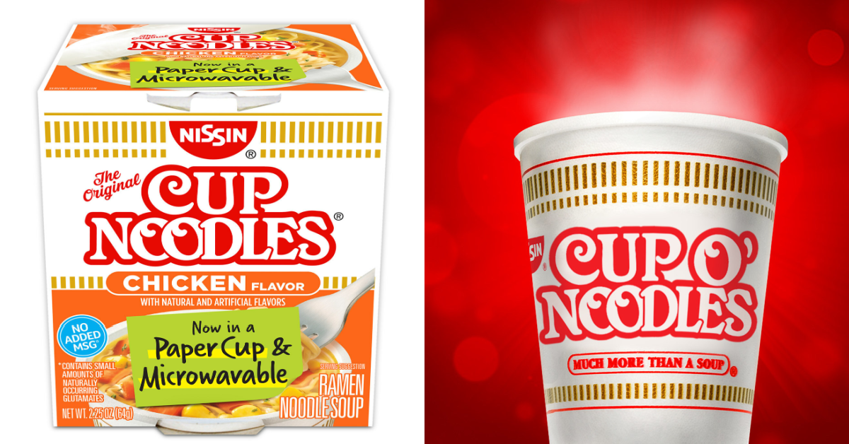 Cup Noodles Will Be Microwavable for The First Time Ever